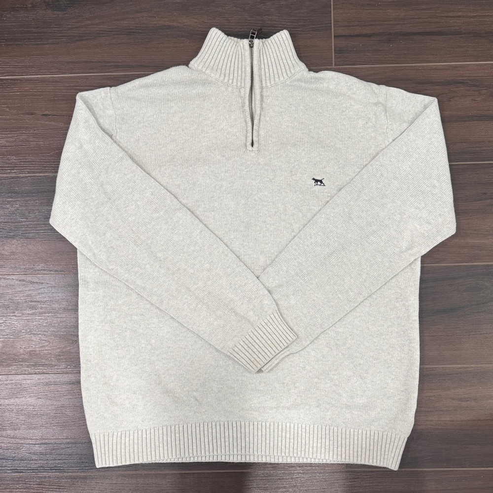 Rodd & Gunn Men's Beige Zip-Up Sweater
